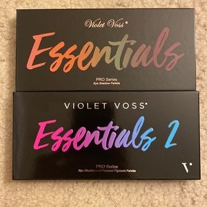 2 Eyeshadow Palettes VIOLET VOSS Essentials Pro Series 1 and 2. 40% off